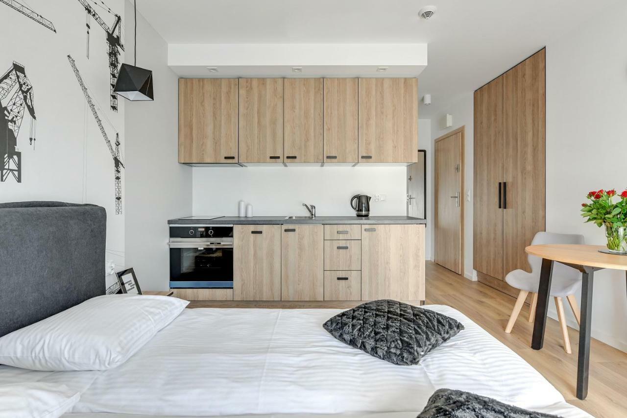 Apartments Waterlane Island Pool & Gym Spa 그단스크 외부 사진